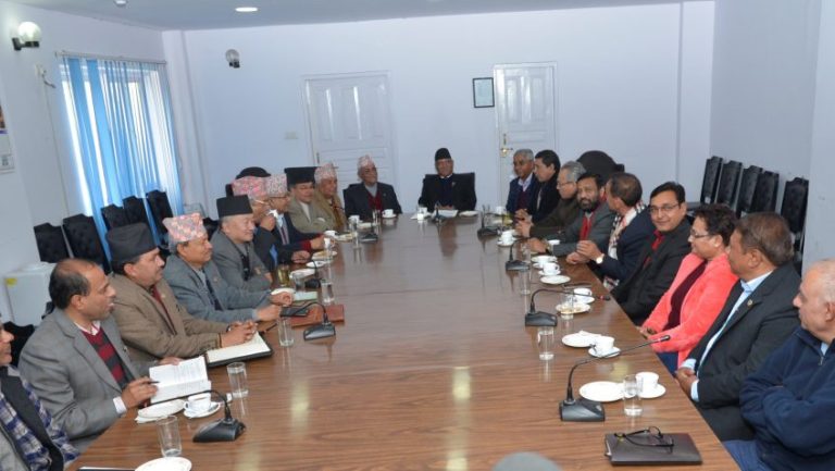 अाज बालुवाटारमा चार दलको बैठक बस्दैः चुनावको मिति घोषणाबारे संम्भवत टुंगो लाग्ने