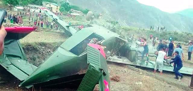 सेनाको विमान बाजुरामा दुर्घटना, पाइलट गुरुङको मृत्यु ,उपराष्टपतिद्धारा दुख व्यक्त