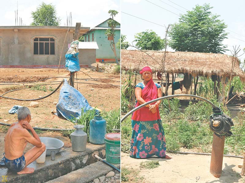कांग्रेस–एमालेका आ–आफ्नै ‘कुवा’ एउटा पार्टीकाले अर्को पार्टीकालाई पानी लिन रोक लगाएपछि एउटै गाउँमा दुइटा बोरिङ खनिएका छन्