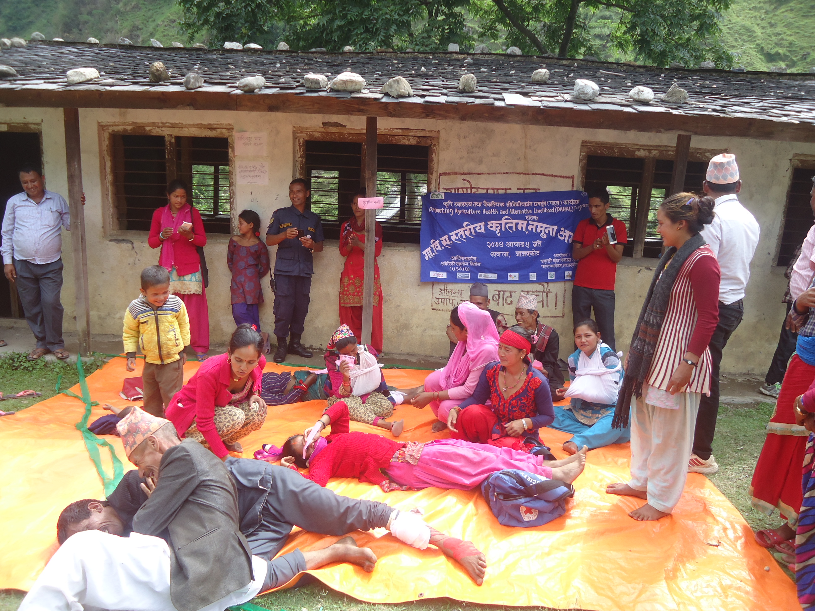 गाउँगाउँमा उद्धारका लागि अभ्यास