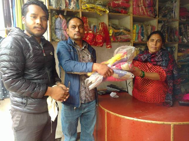 बाढी पीडितका लागि जाजरकोटमा राहत संकलन