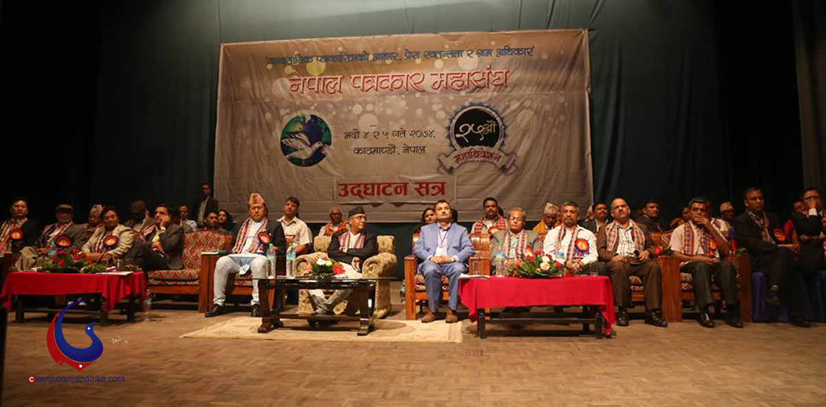पत्रकार महासंघमा ५ अध्यक्षसहित १ सय १९ उम्मेदवार