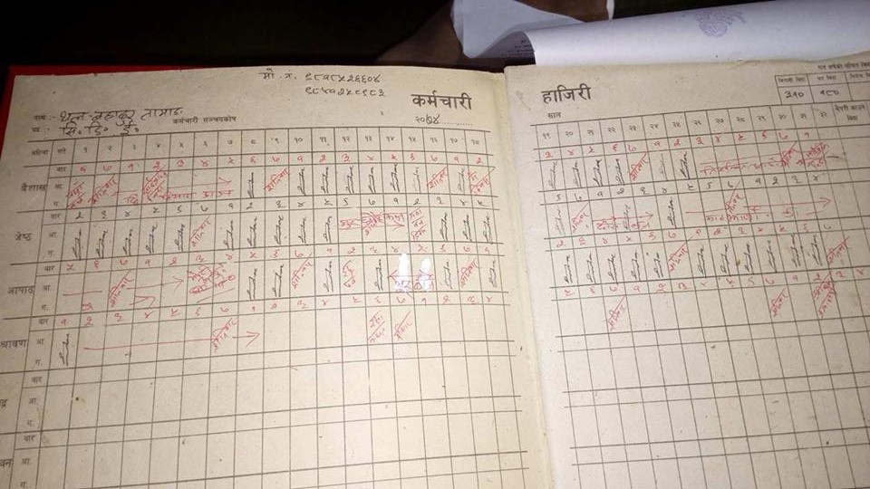 निमित्त नतोकेर कार्यालय प्रमुख हिडेपछि…..
