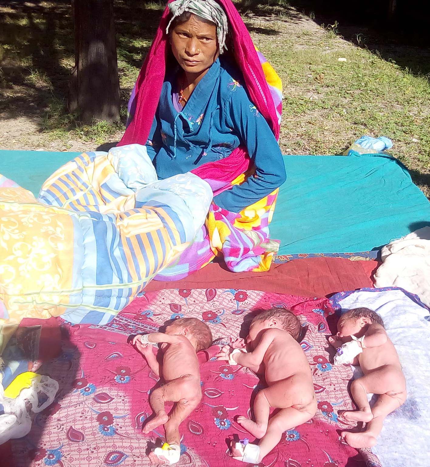 पुतकलि बनिन पहिलो तीमल्याहा छोरीकी आमा आमा र छारीको स्वास्थ्य सामान्य