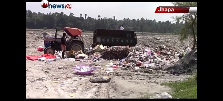 दमकमा फोहरमैला प्रशोधन केन्द्र निर्माण भएपनि सञ्चालनमा आएन