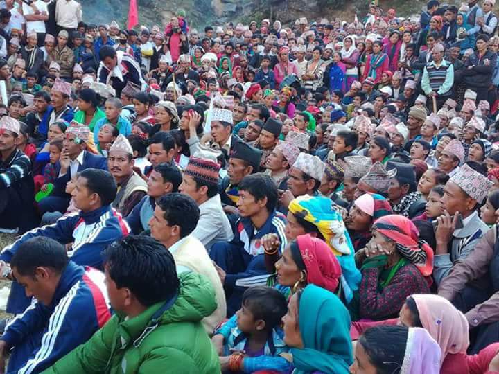 सानाखोला वामको ठुलो चुनावि सभा