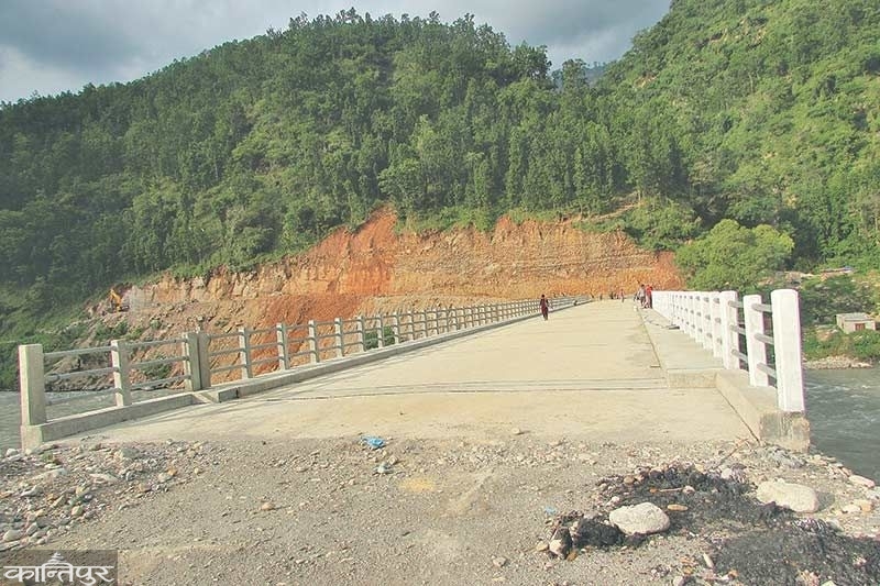 पुल निर्माण पछि सिधा जोडियो जाजरकोट रुकुम राडी