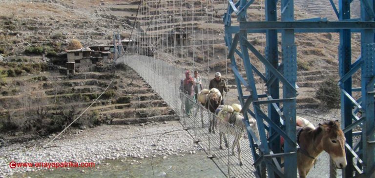 सदरमुकाम जोड्ने मुख्य पुलको अवस्था नै बेहाल