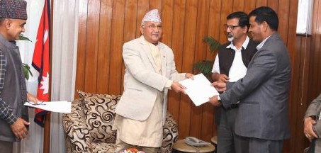 बजेट माग्दै कर्णालीको टोली काठमाडौं