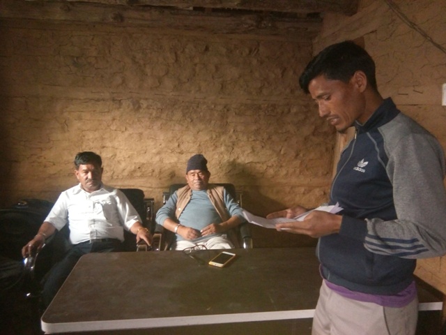 डोल्पामा काङ्ग्रेस छाँया सरकारले बुझायो नगरमा ज्ञापन–पत्र,ज्ञापन पत्र प्रति नगरप्रमुख सकरात्मक !