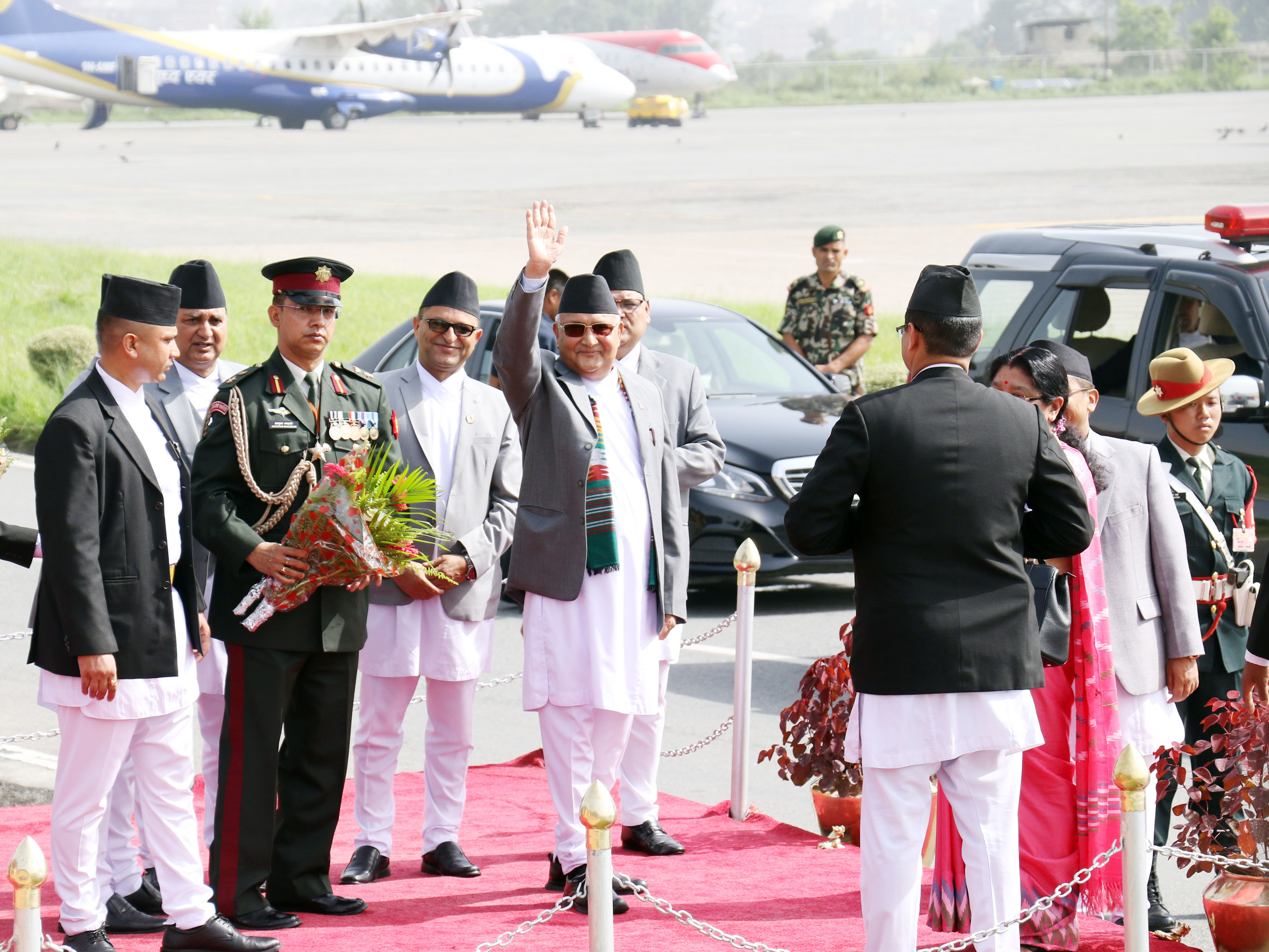 प्रधानमन्त्री ओली चीन प्रस्थान