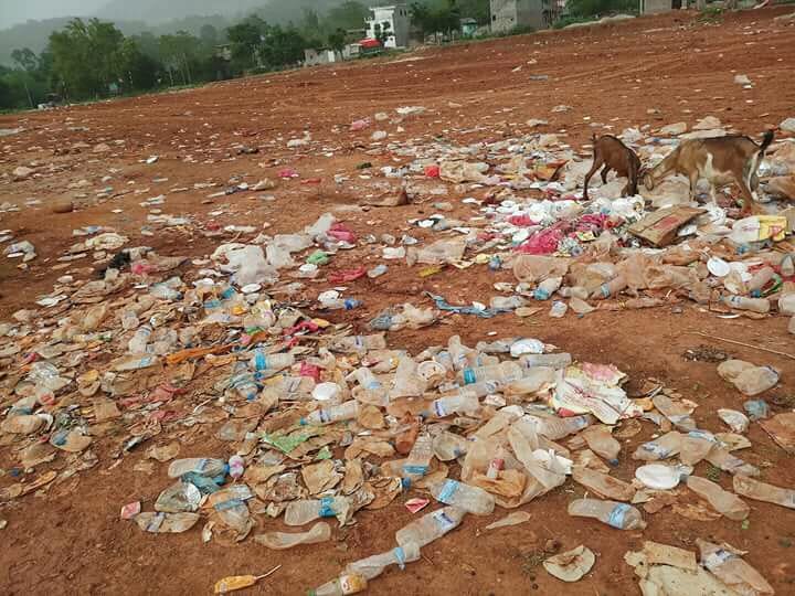 चौरजहारी नगरपालिकाले गर्यो रंगशालाको फोहर व्यवस्थापन