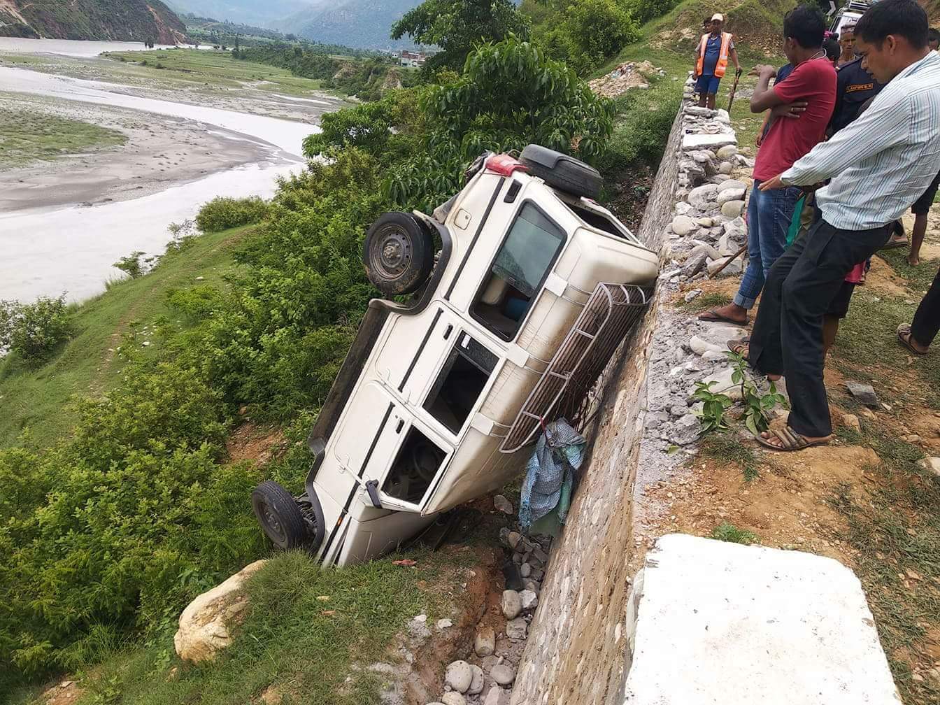 जिप दुर्घटना हुदाँ ९ जना घाईते