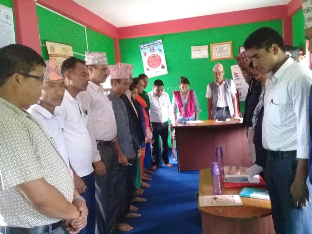 पहिरोमा ज्यान गुमाएका मृतकहरु श्रद्धान्जली व्यक्त