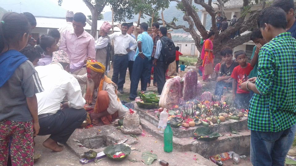 बनगाड कुपिण्डे देवस्थल  कृष्ण मन्दिरमा  श्रीकृष्ण जन्माष्टमी