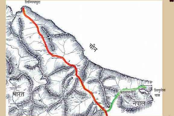 छापा नापी विभागकै नक्सामा छैन लिम्पियाधुरा