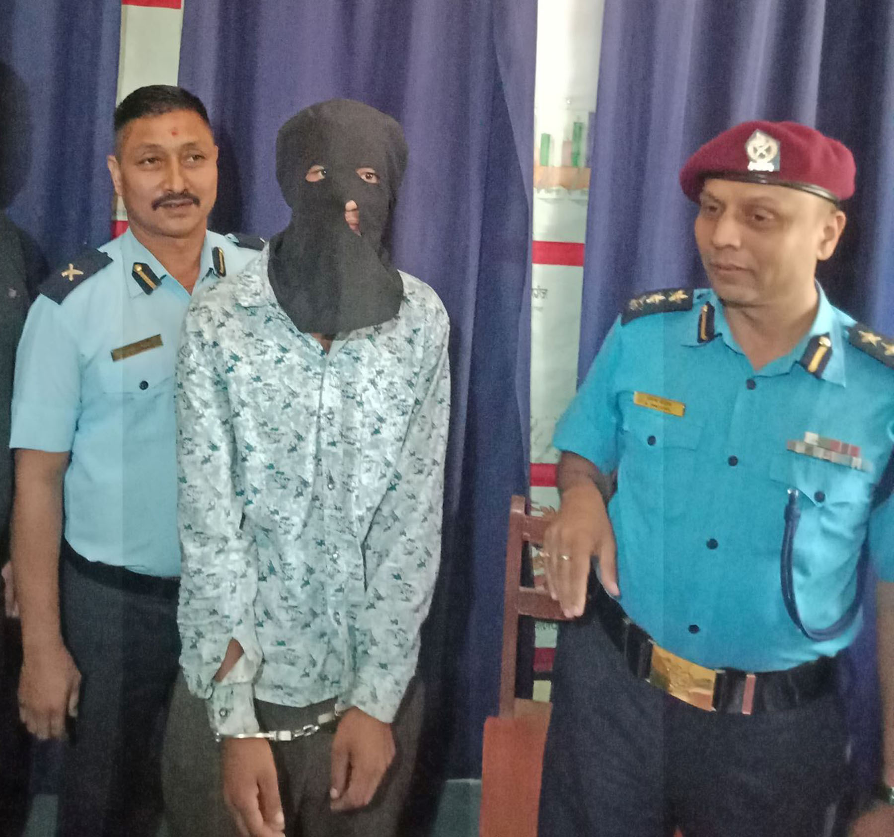 बम राख्ने  जाजरकोटका प्रदीप ओलीलाई  प्रहरी  बाँकेले  सार्वजनिक