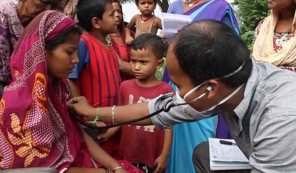 यार्सागुम्वा पाईने ९ नाँकामा स्वास्थ्यकर्मी परिचालन
