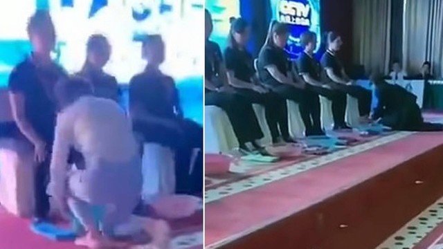 उत्कृष्ट काम गरेको भन्दै मालिकले कर्मचारीको खुट्टा धोएर धन्यवाद दिए