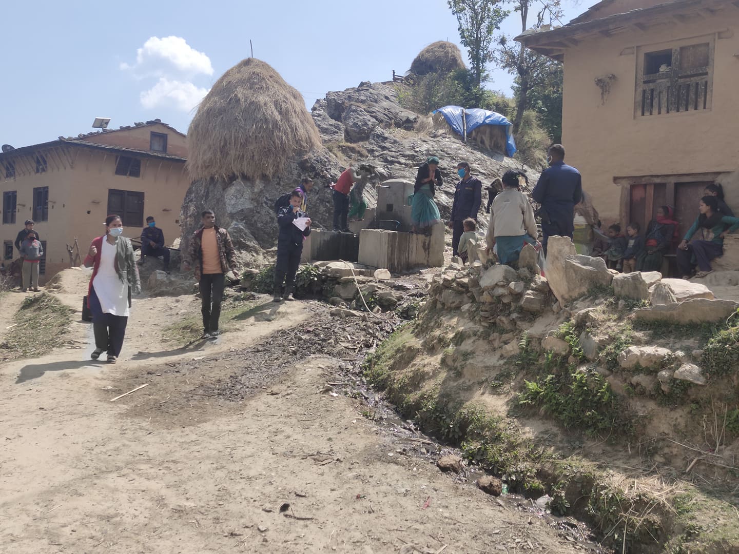 बारेकोट स्वास्थ्य शाखाको कोरोना विरुद्ध जनता जोगाउने यस्तो अभियान