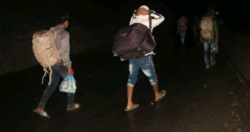 चिउराकै भरमा नौ दिन पैदल यात्रा