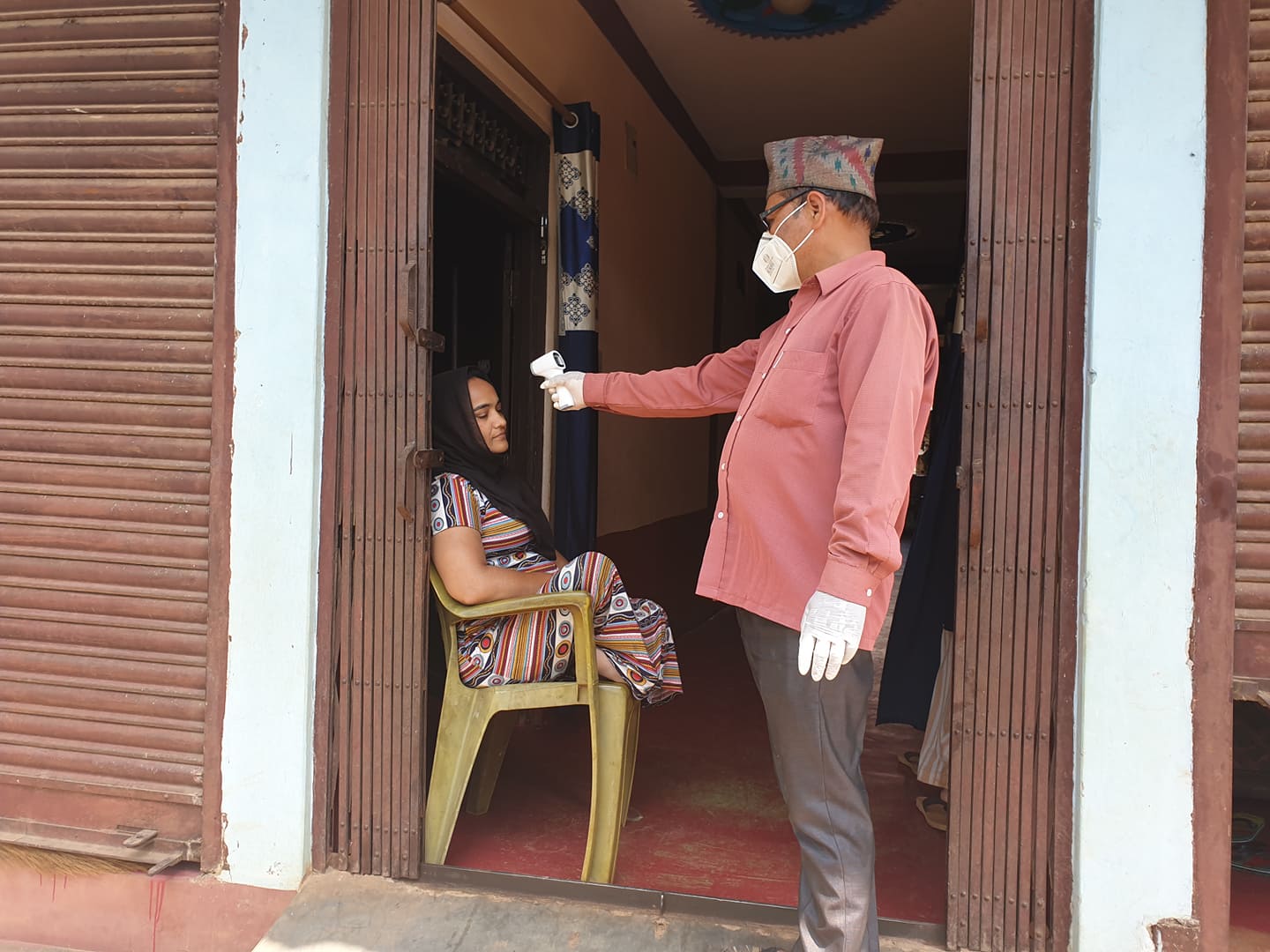 रामपुरको मुस्लिम समुदायमा ज्वरो मापन तथा अनुगमन