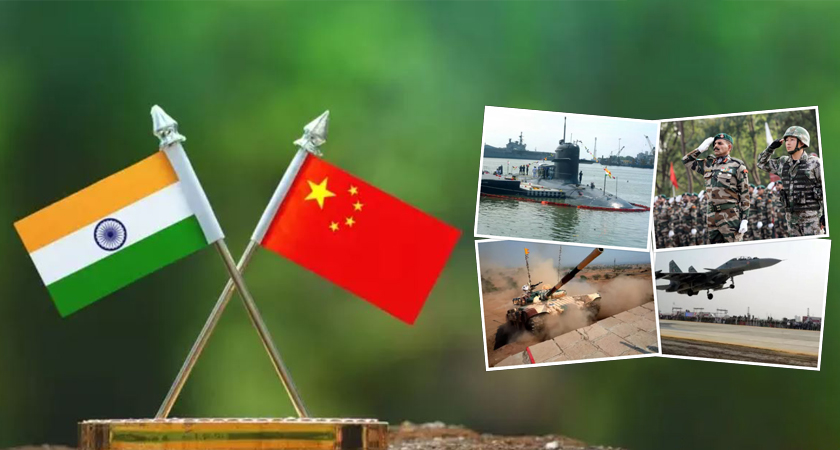 चीन र भारत ः कसको सैन्य शक्ति कति ?