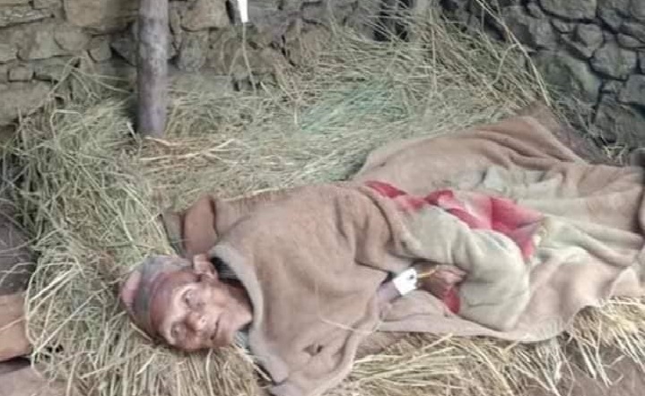 परालमा सुताएर स्लाइन दिइएको ७७ वर्षिय राईको अवस्था यस्तो छ