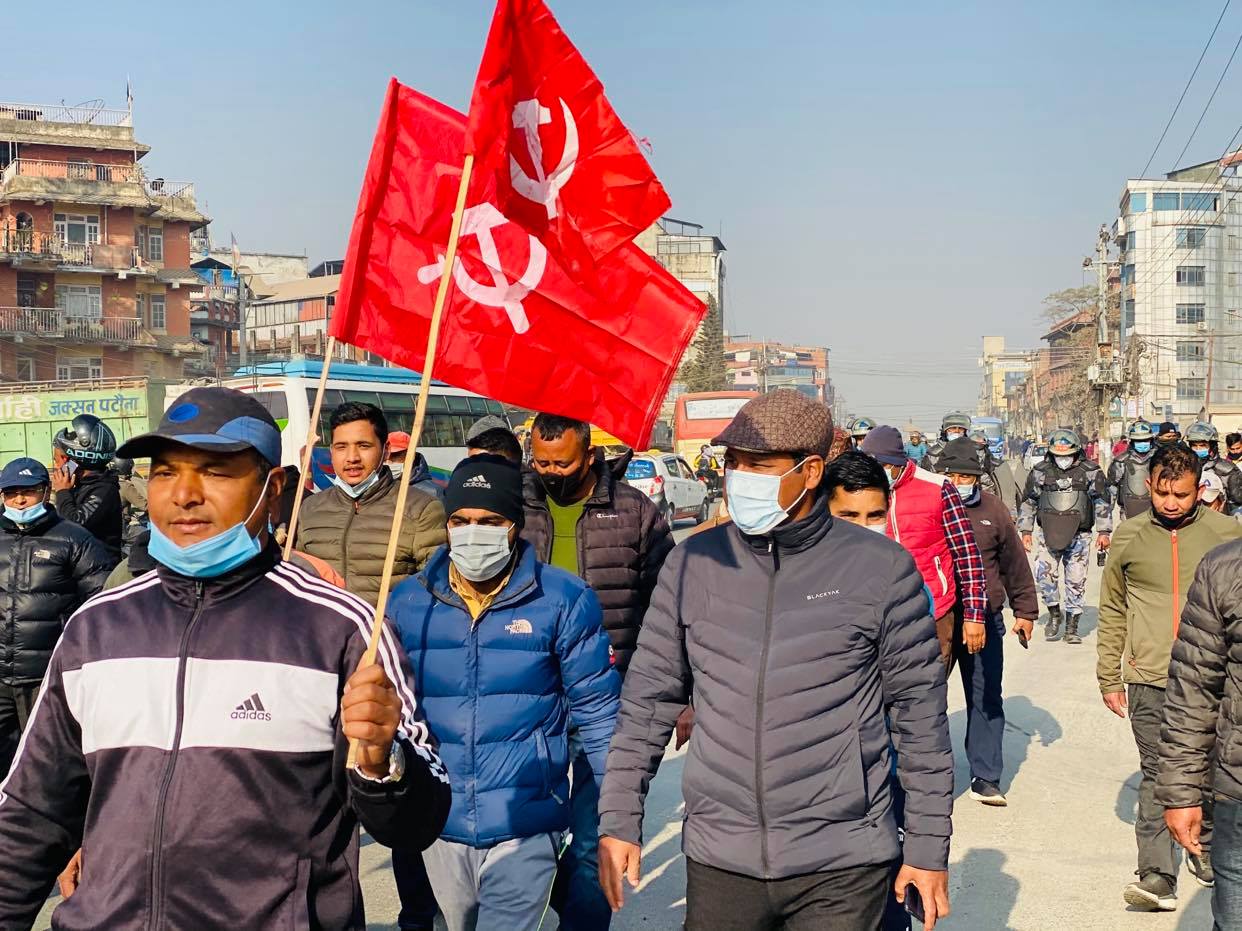 नारायणगोपालचोक महाराजगञ्‍ज ः शक्ति बस्‍नेतको नेतृत्व गरेको ठाउँमा जे देखियो