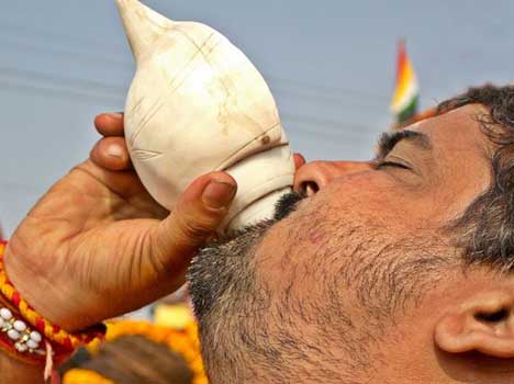 शङ्ख फुक्दा बढ्छ फोक्सोको क्षमता