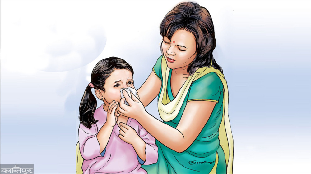 लाली, गोप्कामा मौसमी फ्लूका बिरामी बढे