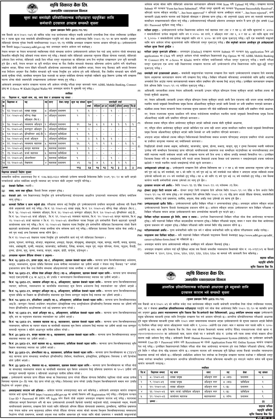कर्मचारी सञ्चय कोषले माग्यो कर्मचारी (सूचनासहित)