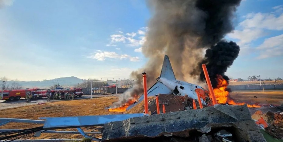 दक्षिण कोरिया विमान दुर्घटनाः मृतकको सङ्ख्या १२० पुग्यो